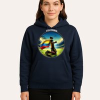 Cool Colombia National Soccer Team With Flag Hoodie