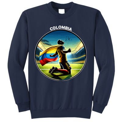 Cool Colombia National Soccer Team With Flag Sweatshirt