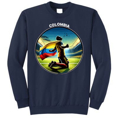 Cool Colombia National Soccer Team With Flag Sweatshirt