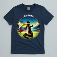 Cool Colombia National Soccer Team With Flag T-Shirt