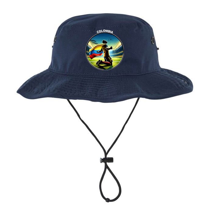 Cool Colombia National Soccer Team With Flag Bucket Hat