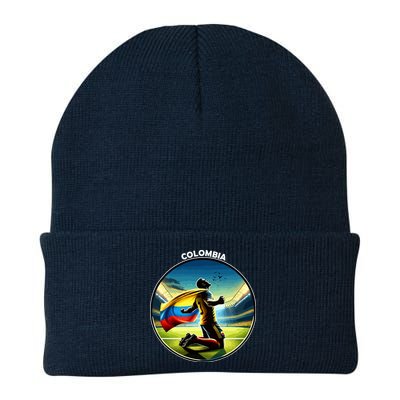 Cool Colombia National Soccer Team With Flag Beanie