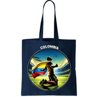 Cool Colombia National Soccer Team With Flag Bag