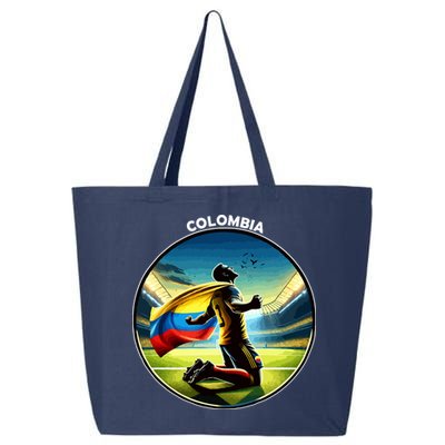 Cool Colombia National Soccer Team With Flag 25L Jumbo Tote