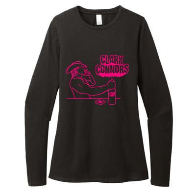 Clark Connors Neon Cowboy Womens CVC Long Sleeve Shirt