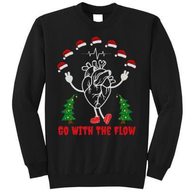 Christmas Cardiac Nurse Anatomical Heart Cardiology Rn Sweatshirt