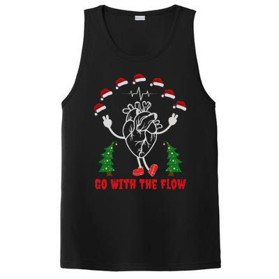 Christmas Cardiac Nurse Anatomical Heart Cardiology Rn PosiCharge Competitor Tank