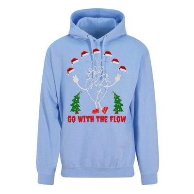 Christmas Cardiac Nurse Anatomical Heart Cardiology Rn Unisex Surf Hoodie