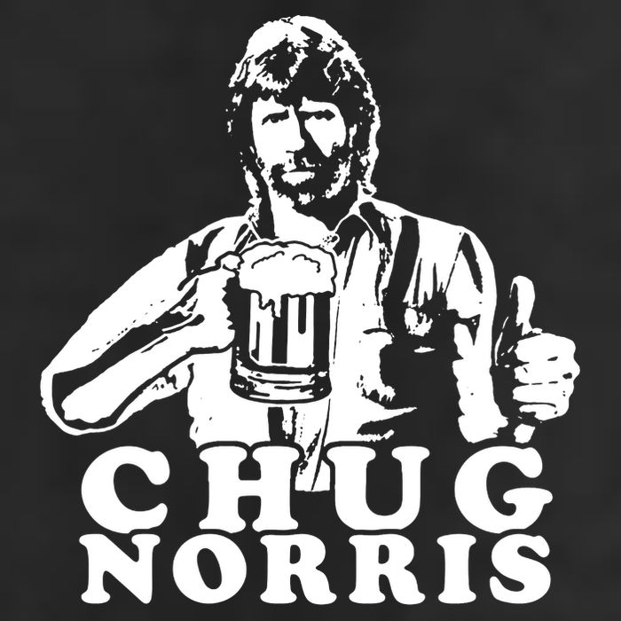 Chug Chuck Norris Funny Beer Drinking Hilarious Party 80s 90s Movie Cool Comfort Performance Bucket Hat