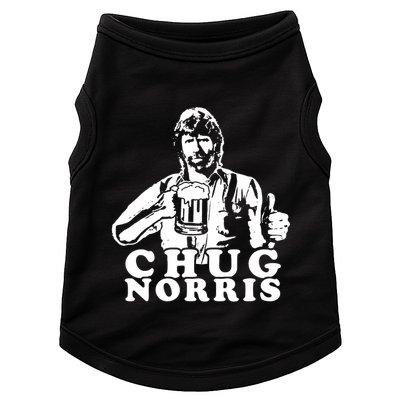 Chug Chuck Norris Funny Beer Drinking Hilarious Party 80s 90s Movie Doggie Tank