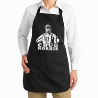 Chug Chuck Norris Funny Beer Drinking Hilarious Party 80s 90s Movie Apron