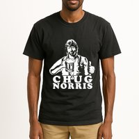 Chug Chuck Norris Funny Beer Drinking Hilarious Party 80s 90s Movie Tall T-Shirt