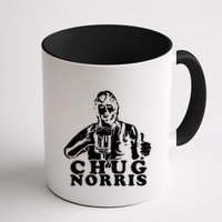 Chug Chuck Norris Funny Beer Drinking Hilarious Party 80s 90s Movie Mug