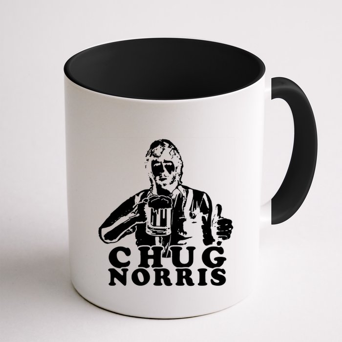 Chug Chuck Norris Funny Beer Drinking Hilarious Party 80s 90s Movie Mug