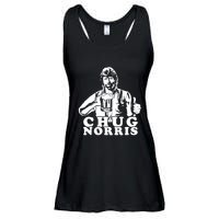 Chug Chuck Norris Funny Beer Drinking Hilarious Party 80s 90s Movie Ladies Essential Flowy Tank