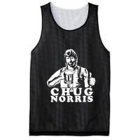 Chug Chuck Norris Funny Beer Drinking Hilarious Party 80s 90s Movie Mesh Reversible Basketball Jersey Tank