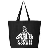 Chug Chuck Norris Funny Beer Drinking Hilarious Party 80s 90s Movie 25L Jumbo Tote