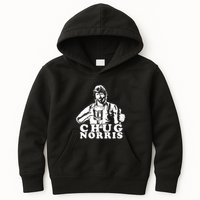 Chug Chuck Norris Funny Beer Drinking Hilarious Party 80s 90s Movie Kids Hoodie