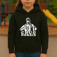 Chug Chuck Norris Funny Beer Drinking Hilarious Party 80s 90s Movie Kids Hoodie