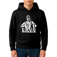 Chug Chuck Norris Funny Beer Drinking Hilarious Party 80s 90s Movie Kids Hoodie