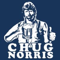 Chug Chuck Norris Funny Beer Drinking Hilarious Party 80s 90s Movie Infant Baby Jersey Bodysuit
