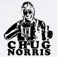 Chug Chuck Norris Funny Beer Drinking Hilarious Party 80s 90s Movie Garment-Dyed Sweatshirt