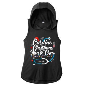 Cardiac Christmas Nurse Crew Holiday Season Ladies PosiCharge Tri-Blend Wicking Draft Hoodie Tank