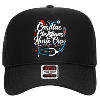 Cardiac Christmas Nurse Crew Holiday Season High Crown Mesh Back Trucker Hat