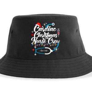 Cardiac Christmas Nurse Crew Holiday Season Sustainable Bucket Hat