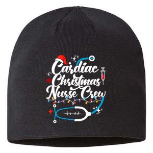 Cardiac Christmas Nurse Crew Holiday Season Sustainable Beanie