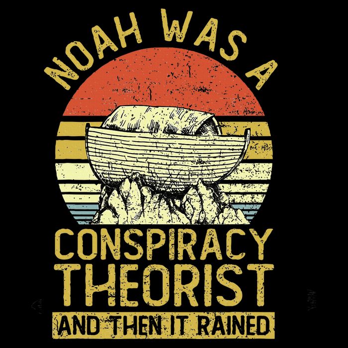 Conservative Christian Noah Was A Conspiracy Theorist Baby Bodysuit