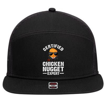 Cool Chicken Nugget Nug Life Food Lovers 7 Panel Mesh Trucker Snapback Hat