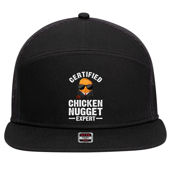 Cool Chicken Nugget Nug Life Food Lovers 7 Panel Mesh Trucker Snapback Hat
