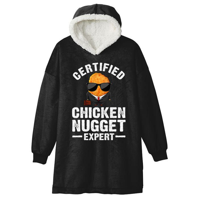 Cool Chicken Nugget Nug Life Food Lovers Hooded Wearable Blanket