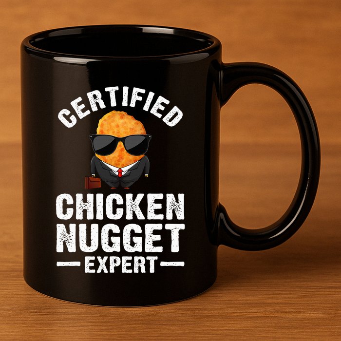 Cool Chicken Nugget Nug Life Food Lovers 11oz C Handle Ceramic Mug