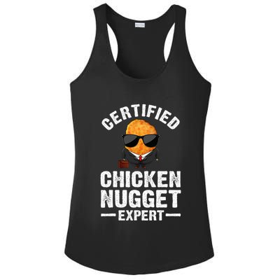 Cool Chicken Nugget Nug Life Food Lovers Ladies PosiCharge Competitor Racerback Tank