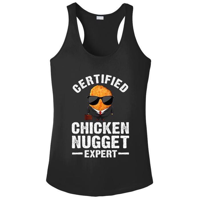 Cool Chicken Nugget Nug Life Food Lovers Ladies PosiCharge Competitor Racerback Tank