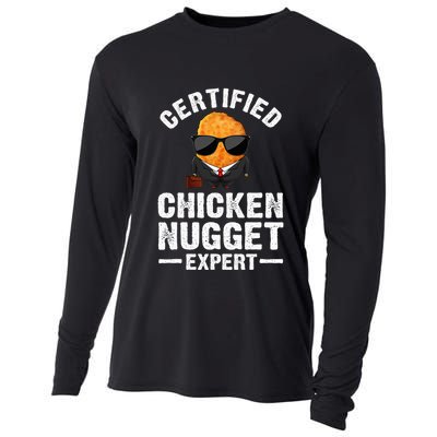 Cool Chicken Nugget Nug Life Food Lovers Cooling Performance Long Sleeve Crew
