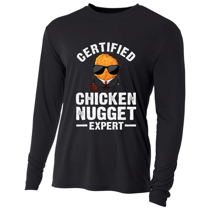 Cool Chicken Nugget Nug Life Food Lovers Cooling Performance Long Sleeve Crew