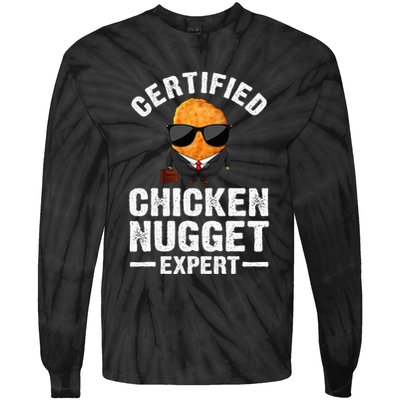 Cool Chicken Nugget Nug Life Food Lovers Tie-Dye Long Sleeve Shirt