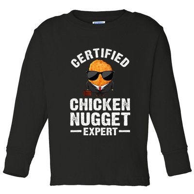 Cool Chicken Nugget Nug Life Food Lovers Toddler Long Sleeve Shirt