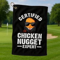 Cool Chicken Nugget Nug Life Food Lovers Golf Towel