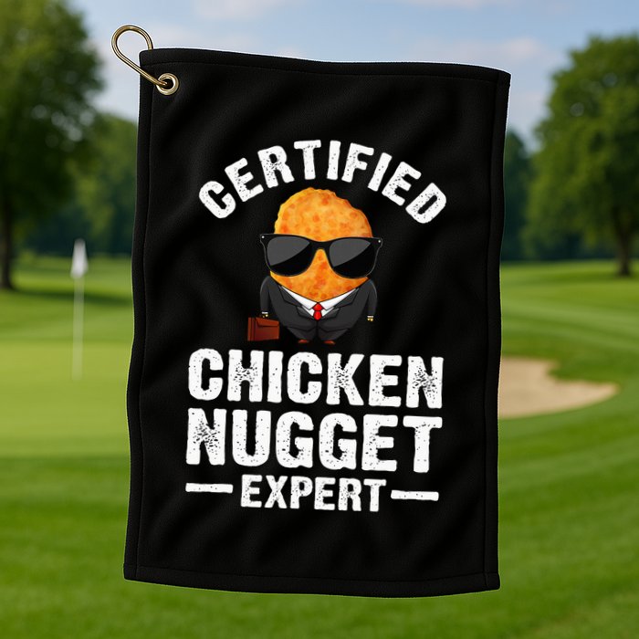 Cool Chicken Nugget Nug Life Food Lovers Golf Towel