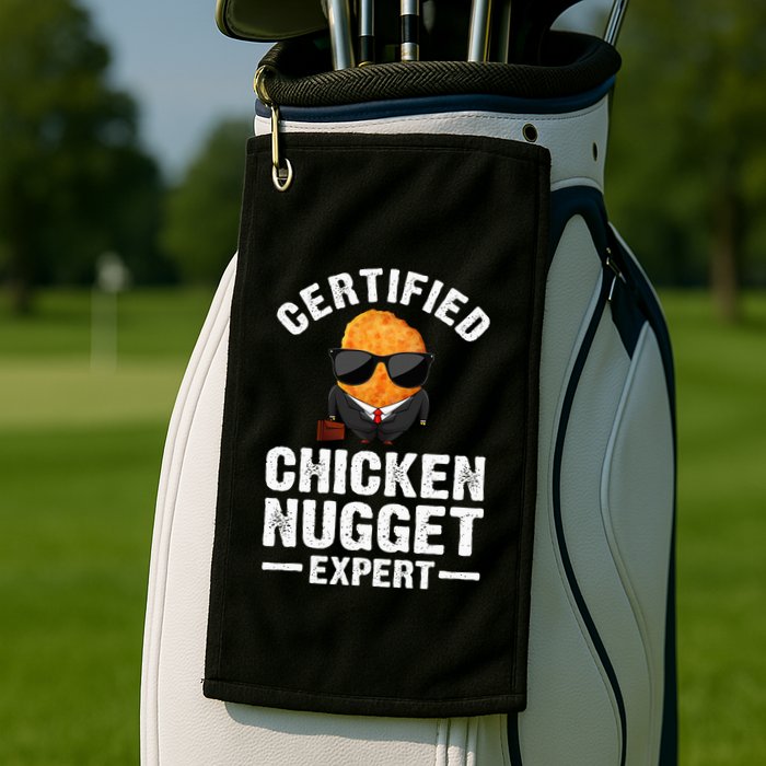 Cool Chicken Nugget Nug Life Food Lovers Golf Towel