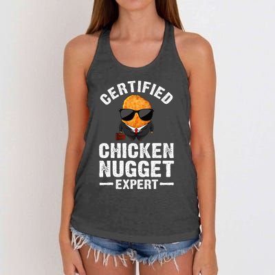 Cool Chicken Nugget Nug Life Food Lovers Women's Knotted Racerback Tank