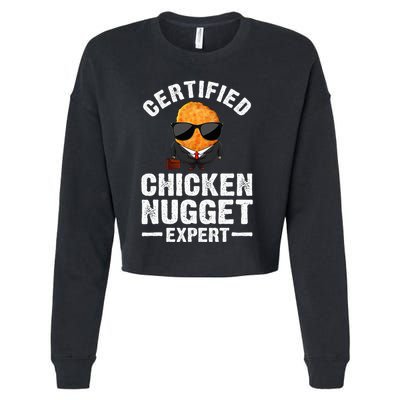 Cool Chicken Nugget Nug Life Food Lovers Cropped Pullover Crew