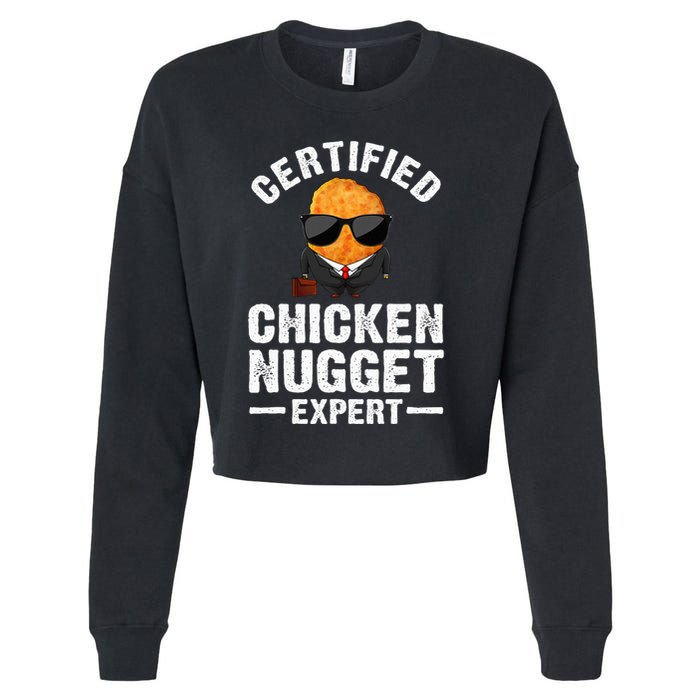 Cool Chicken Nugget Nug Life Food Lovers Cropped Pullover Crew