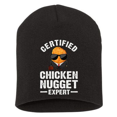 Cool Chicken Nugget Nug Life Food Lovers Short Acrylic Beanie