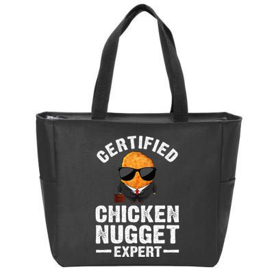 Cool Chicken Nugget Nug Life Food Lovers Zip Tote Bag