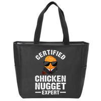 Cool Chicken Nugget Nug Life Food Lovers Zip Tote Bag